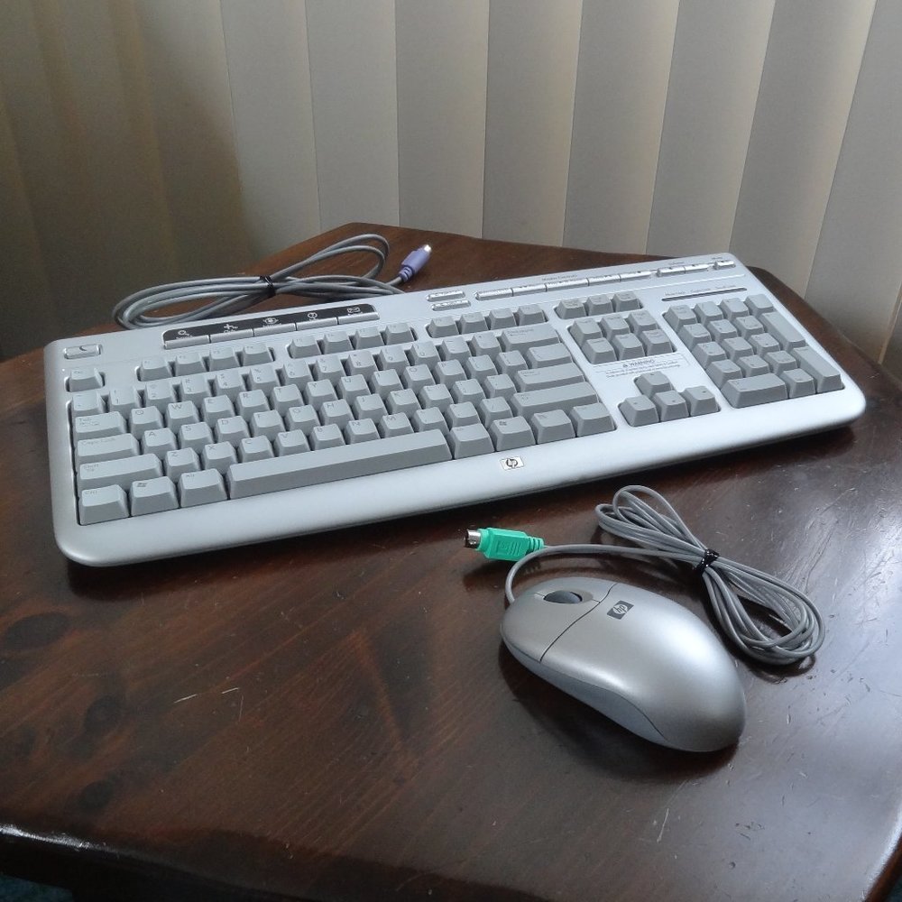 HP ~ MULTIMEDIA KEYBOARD - HP 5187-7583 ~ MOUSE - HP 5188-2467 ~ Hewlett Packard